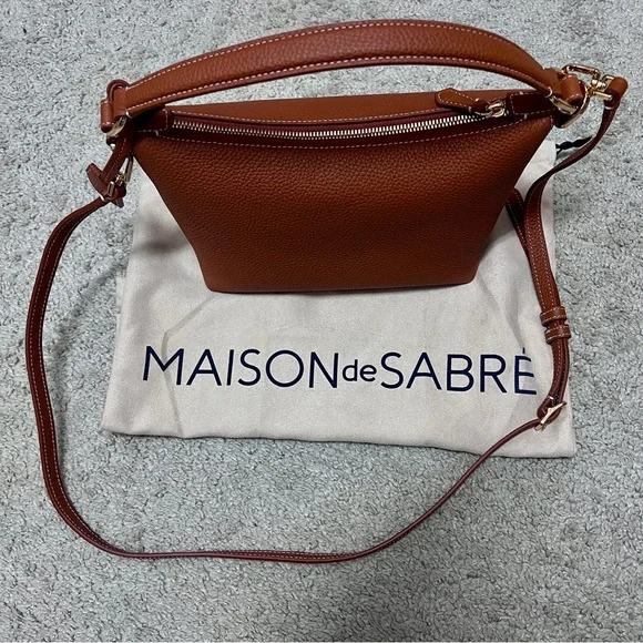 MAISON de SABRÉ small leather soft hobo - Picture 10 of 16
